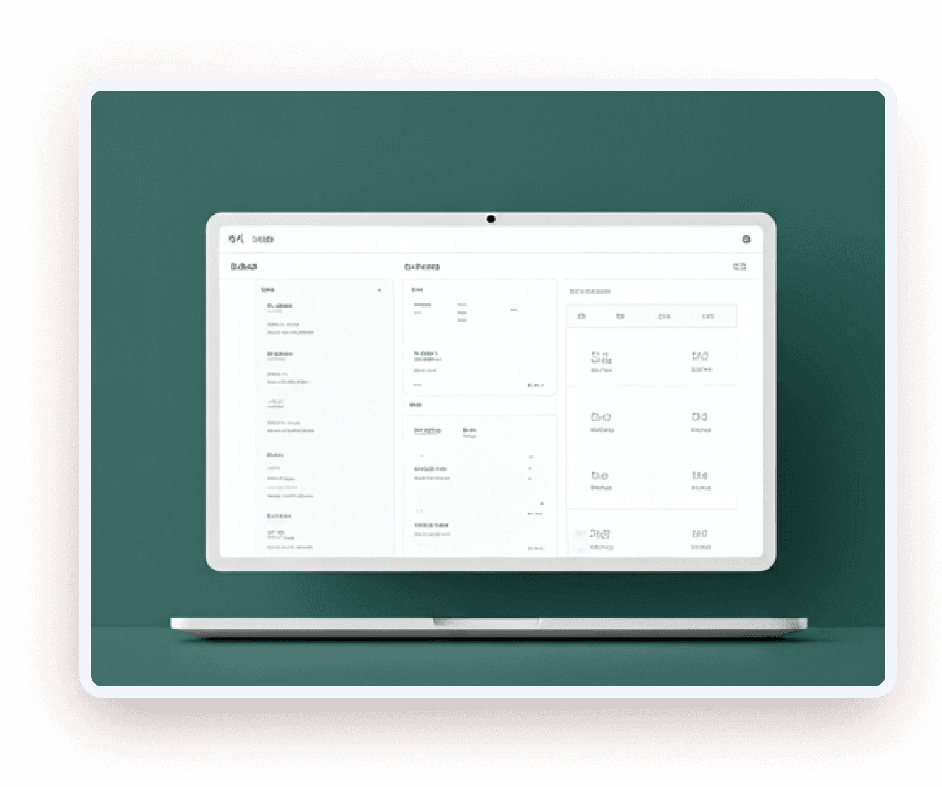 Business dashboard mockup
